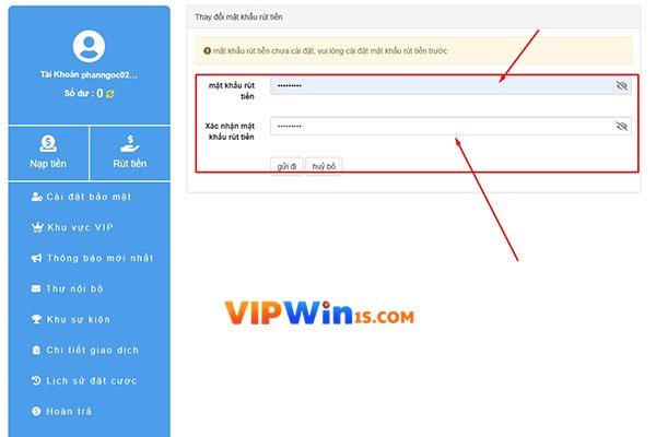 Hướng dẫn cách rút tiền Vipwin chuẩn xác và nhanh chóng nhất hiện nay