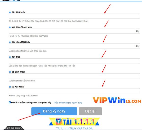 Hướng dẫn đăng ký Vipwin dành cho mọi người chơi cơ bản?